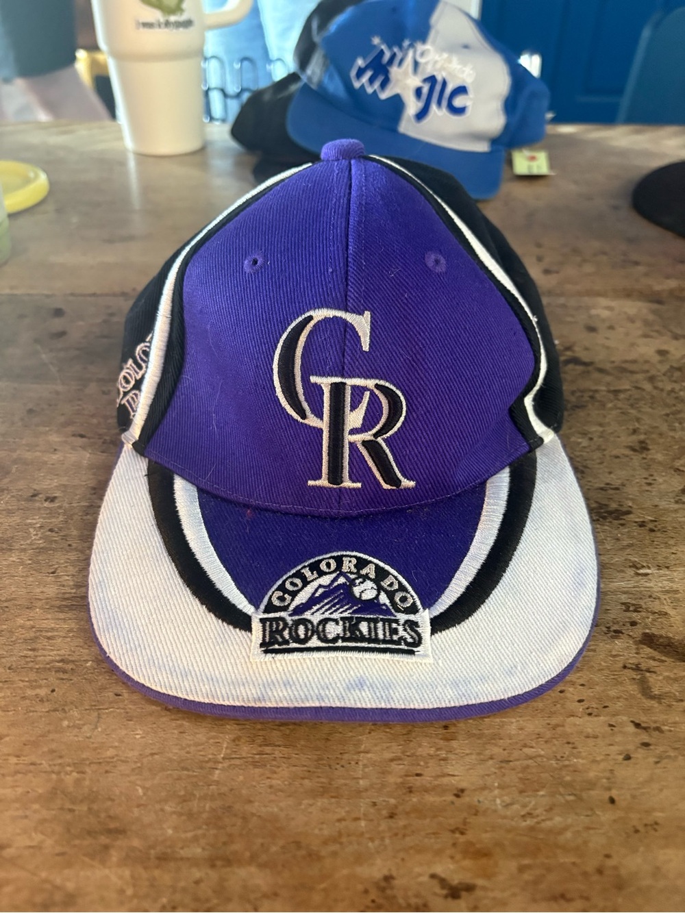 Colorado Rockies Purple & Black Baseball Cap - Team Logo Hat